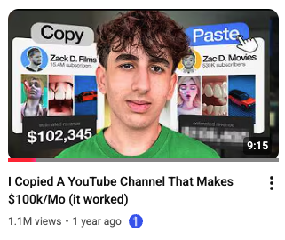 Daniel Bitton — I Copied A YouTube Channel That Makes $100k/Mo (it worked)